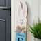 Glitzhome® 42" Wooden Double-Sided Easter Welcome Porch Sign with Bunny Ears